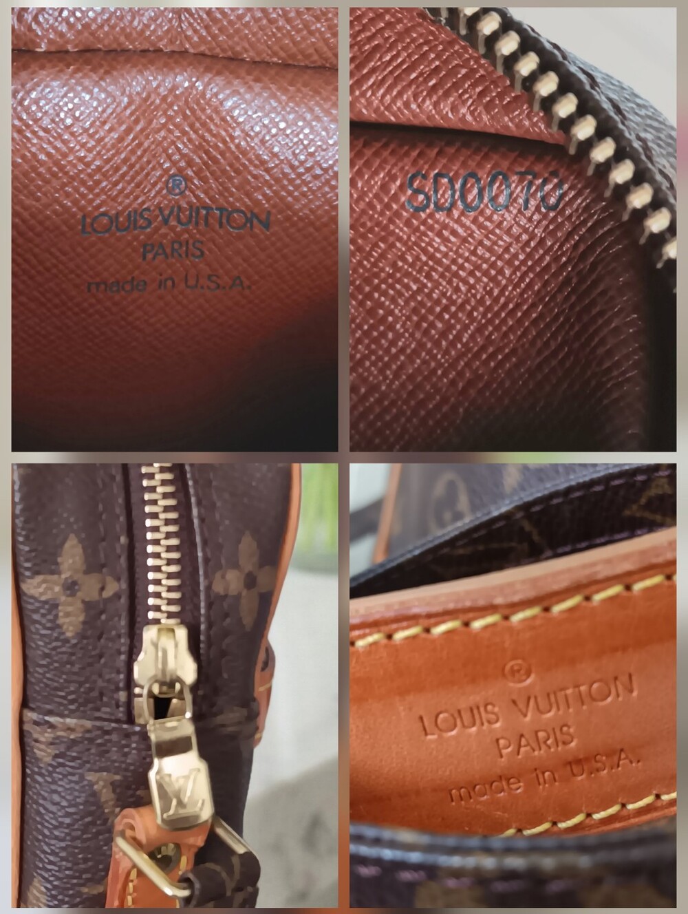Louis Vuitton Danube Monogram Crossbody Vintage 2000 ✨ EUC - Picture 12 of 16